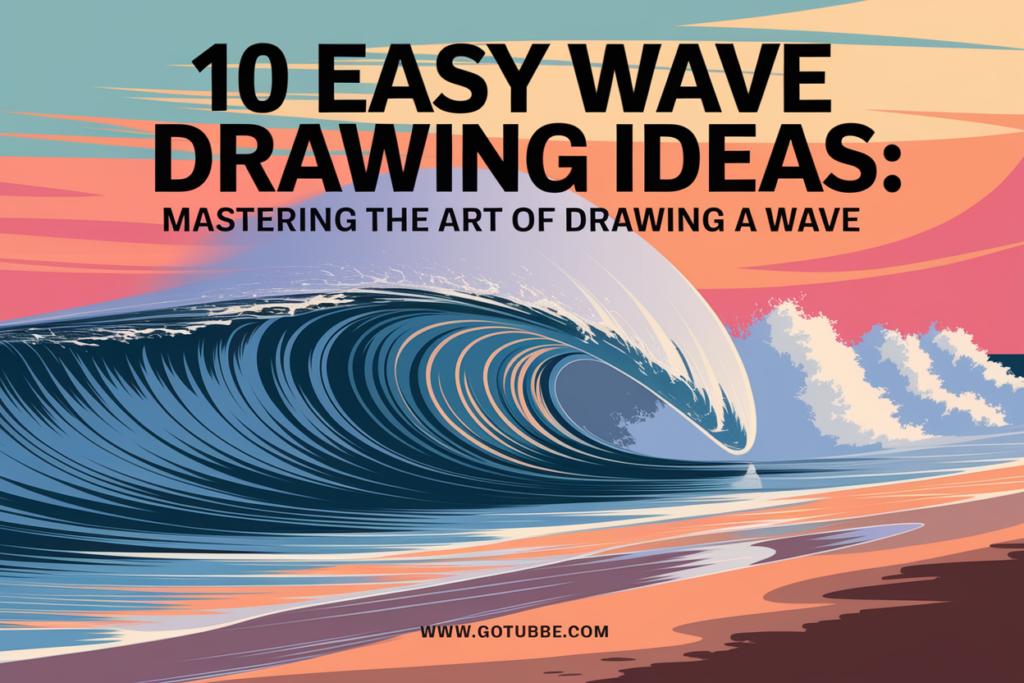 10 Easy Wave Drawing Ideas: Mastering the Art of Drawing a Wave