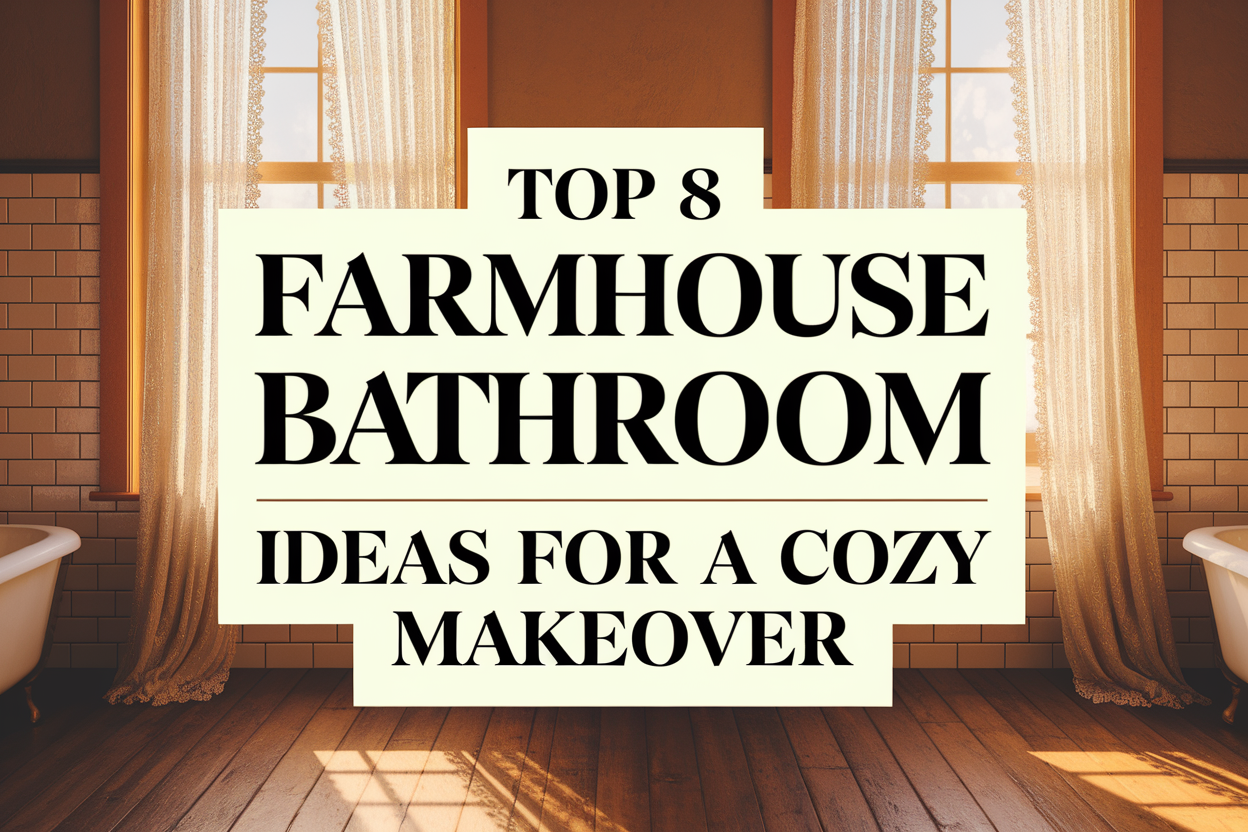 Top 8 Farmhouse Bathroom Ideas for a Cozy Makeover