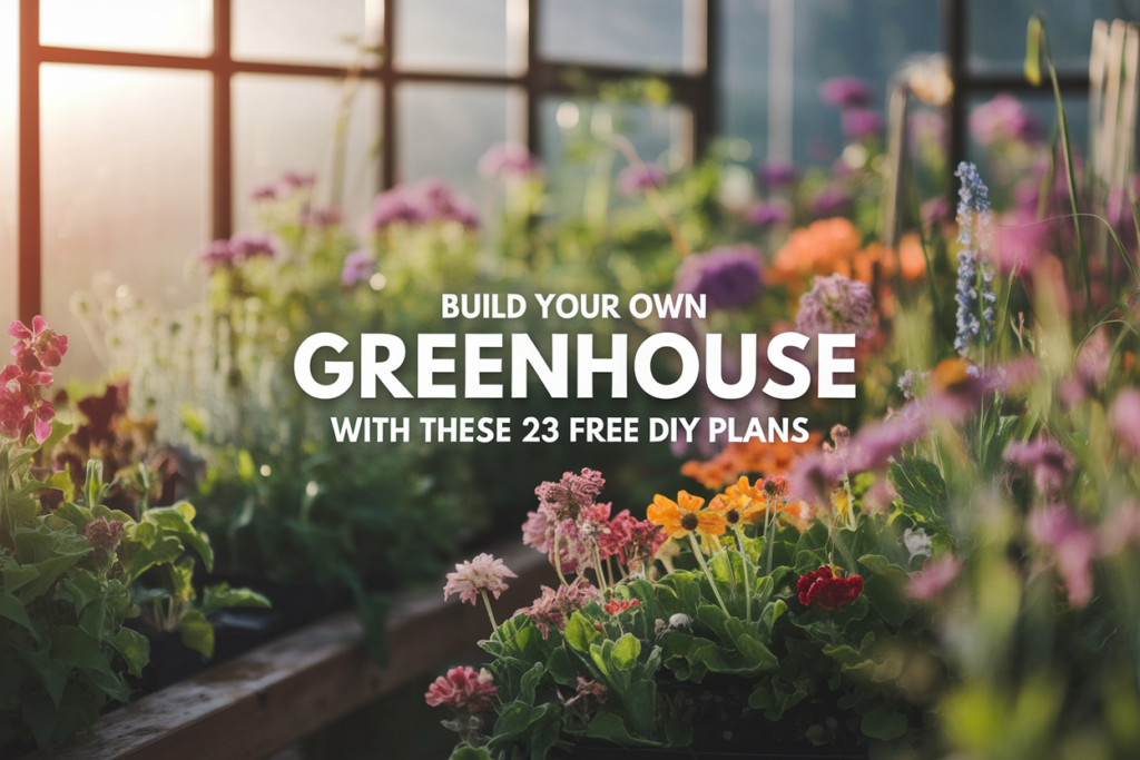 Build Your Own Greenhouse with These 23 Free DIY Plans