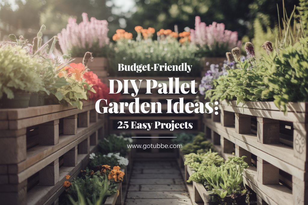 Budget-Friendly DIY Pallet Garden Ideas: 25 Easy Projects