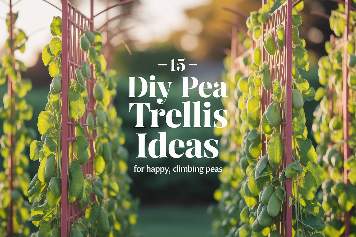 15 DIY Pea Trellis Ideas for Happy, Climbing Peas