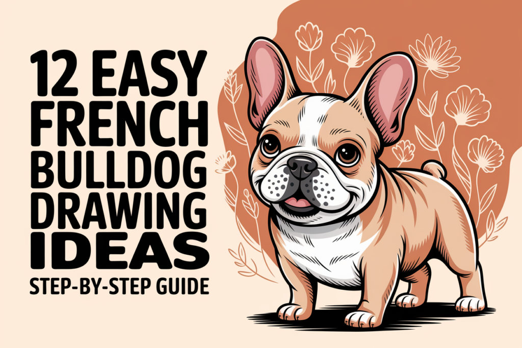 12 Easy French Bulldog Drawing Ideas: Step-by-Step Guide