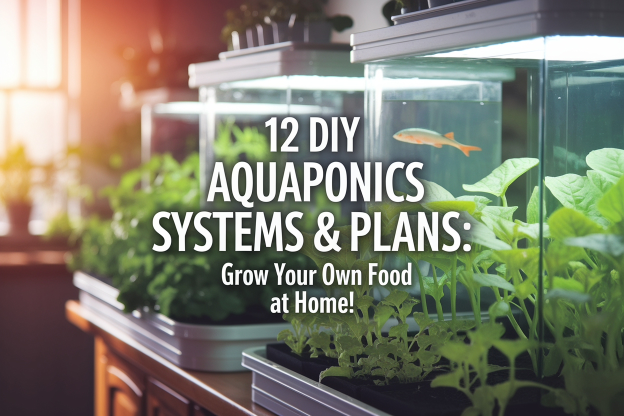 12 DIY Aquaponics Systems & Plans: Grow Your Own Food at Home!