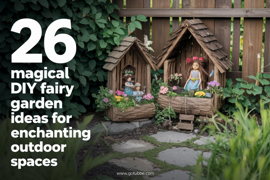 26 Magical DIY Fairy Garden Ideas for Enchanting Outdoor Spaces