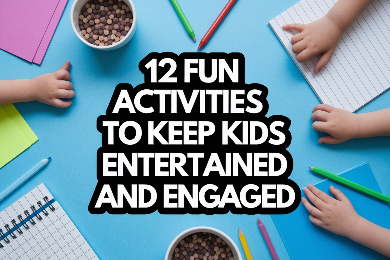12 Fun Activities to Keep Kids Entertained and Engaged