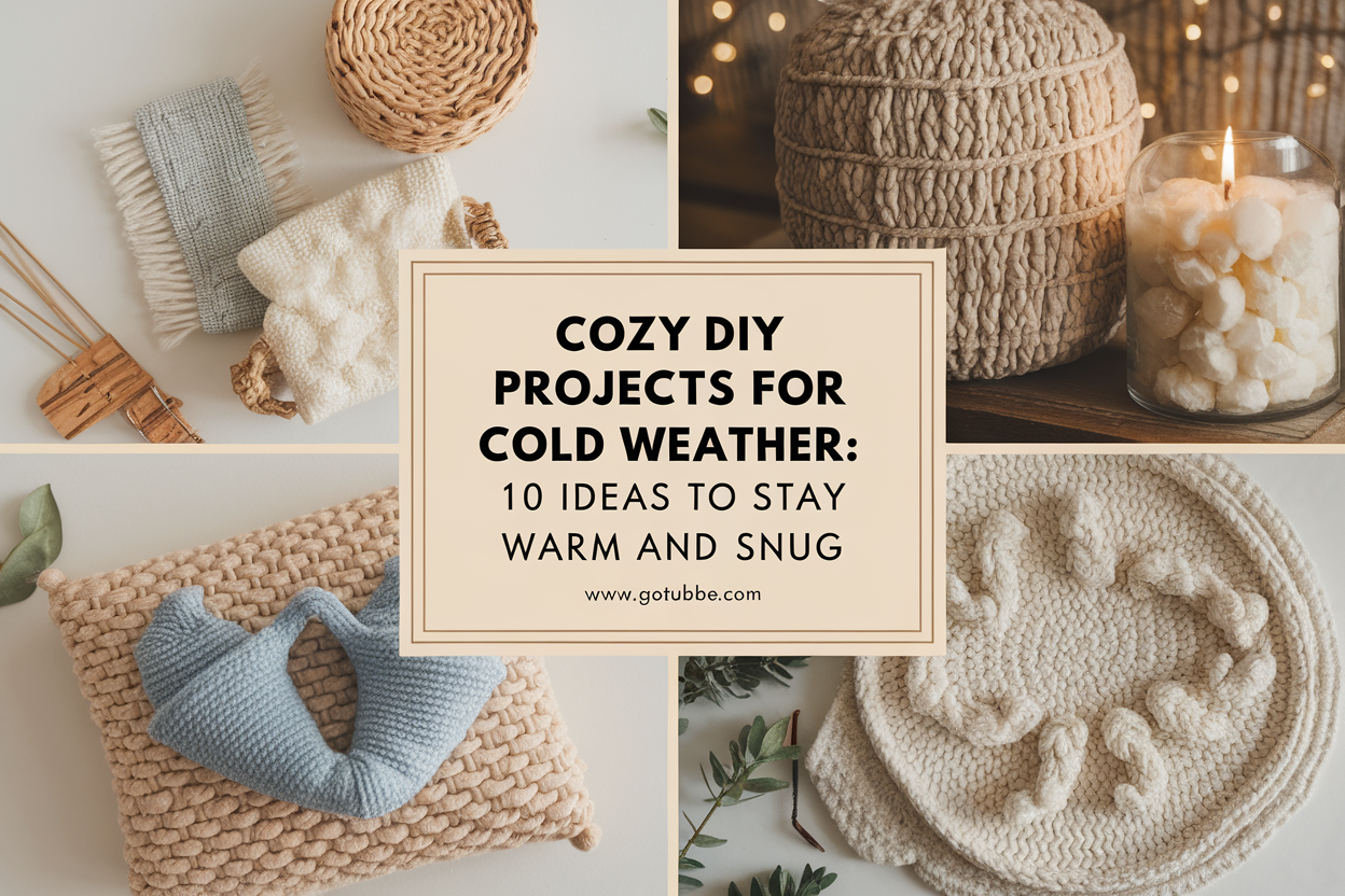 Cozy DIY Projects for Cold Weather: 10 Ideas to Stay Warm and Snug