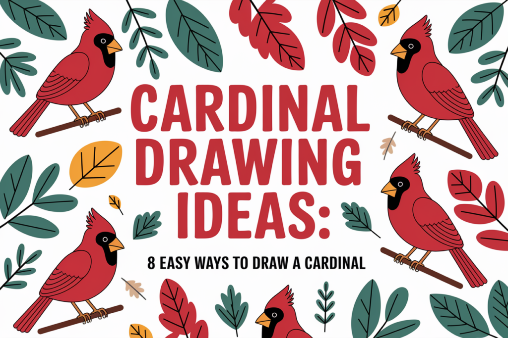Cardinal Drawing Ideas: 8 Easy Ways to Draw a Cardinal