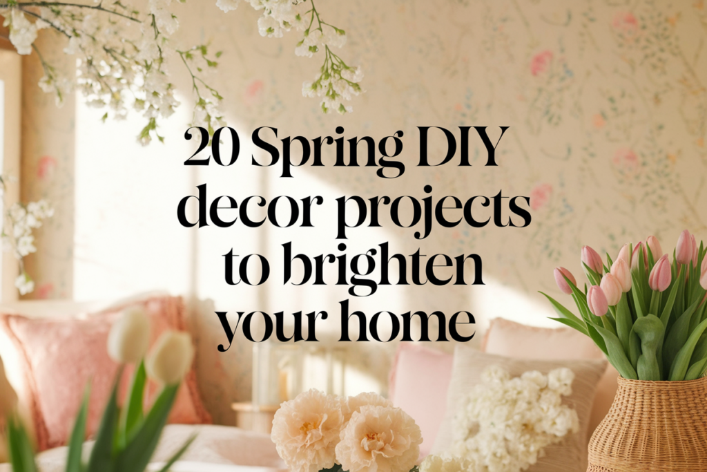 20 Spring DIY Decor Projects to Brighten Your Home
