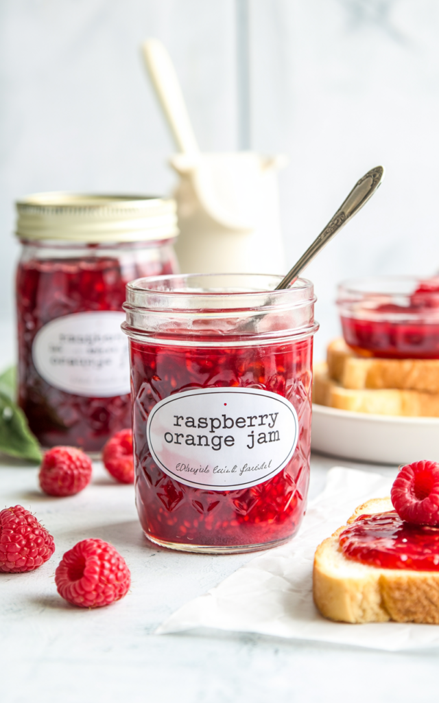 Easy Raspberry Orange Freezer Jam – No-Cook, No-Fuss, Just Pure Fruit Flavor