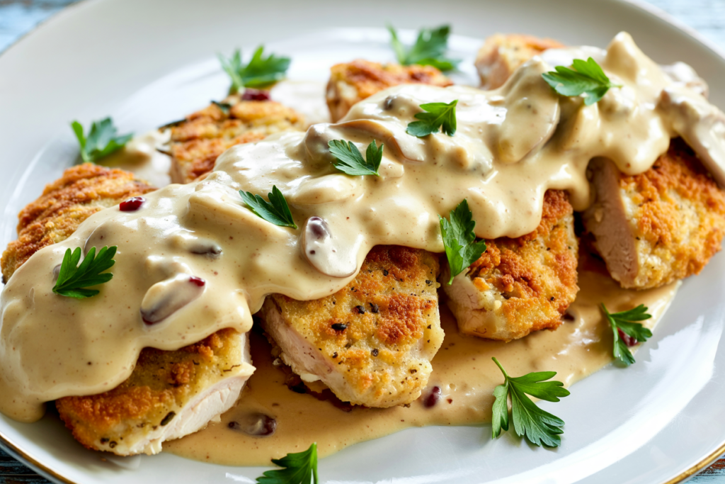 Pork Chops with Creamy Apple Cranberry Sauce – The Ultimate Fall Dinner Favorite