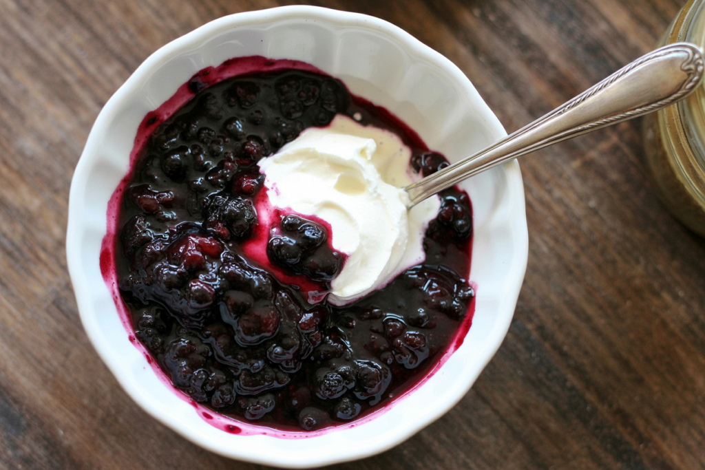 Baked Brie with Blueberry Sauce – A Sweet & Savory Appetizer
