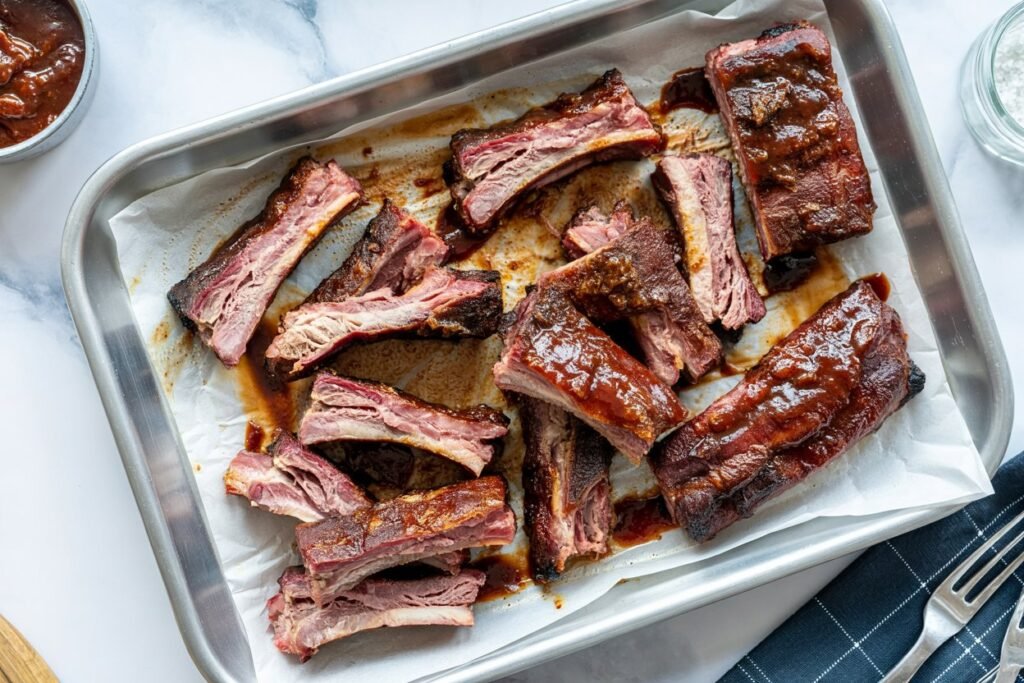 Fall-Off-The-Bone Kansas City Style Ribs with Sweet & Smoky BBQ Sauce