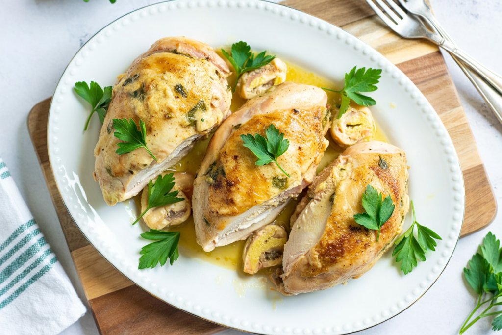 Stuffed Chicken Breast with Zucchini & Goat Cheese – Fancy but Easy Weeknight Dinner 🍗🌿