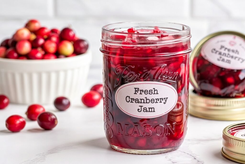 Homemade Fresh Cranberry Jam – Sweet, Tart & So Easy to Make