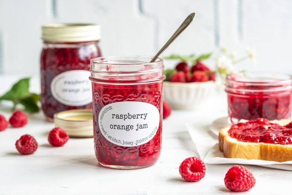 Easy Raspberry Orange Freezer Jam – No-Cook, No-Fuss, Just Pure Fruit Flavor