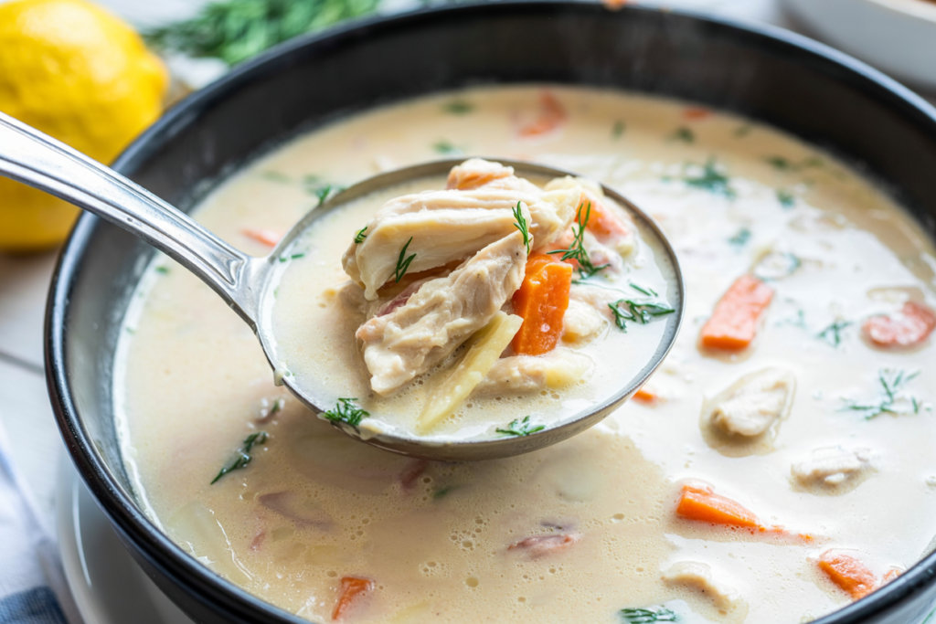 Cozy Greek Orzo and Chicken Soup (Avgolemono Style) – A Citrusy Comfort Classic