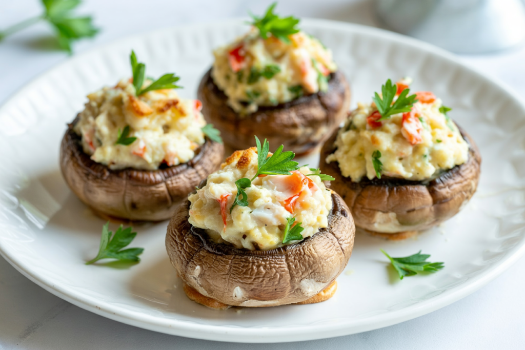 Artichoke Stuffed Mushrooms – A Creamy, Flavorful Appetizer