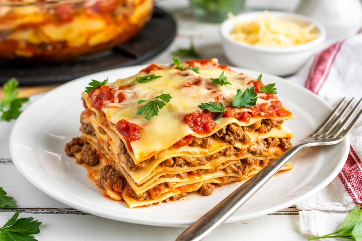 Slow Cooker Lasagna – A Delicious, Easy, and Hearty Recipe