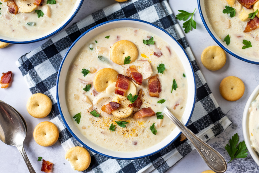 New England Clam Chowder Recipe – A Creamy, Hearty Delight