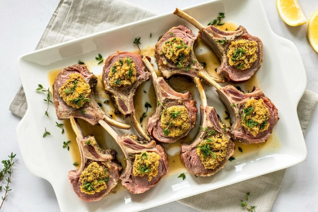 Delicious Broiled Lamb Chops Recipe - Perfectly Cooked with Herb Butter