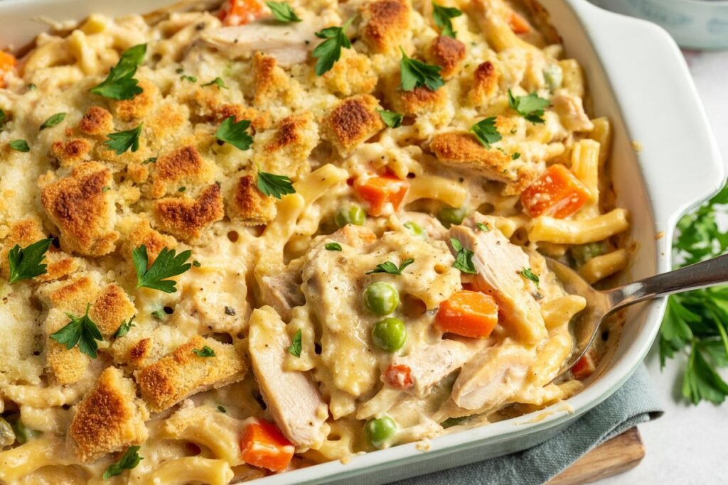 Creamy Chicken and Rice Casserole – Comfort Food for the Whole Family