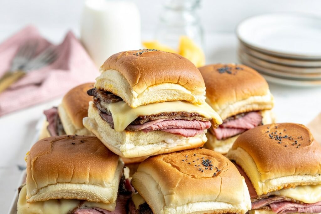 Hot Hawaiian Beef Sliders with Pepper Jack Cheese – The Ultimate Party Sandwich