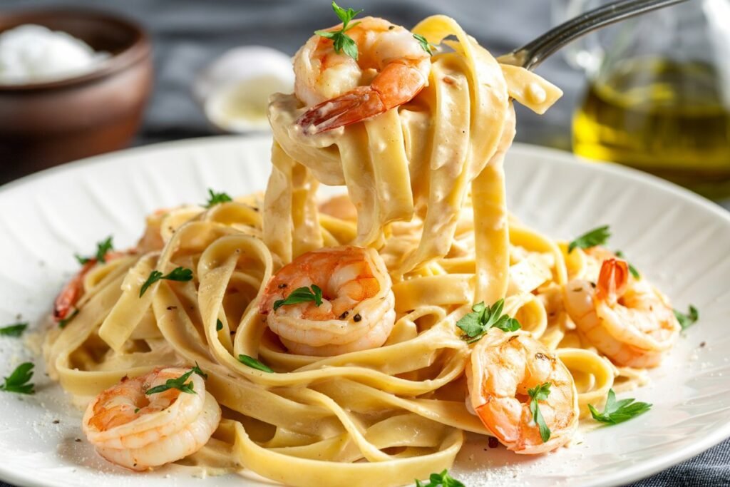 Creamy Shrimp Scampi Alfredo – The Ultimate Weeknight Comfort Dinner