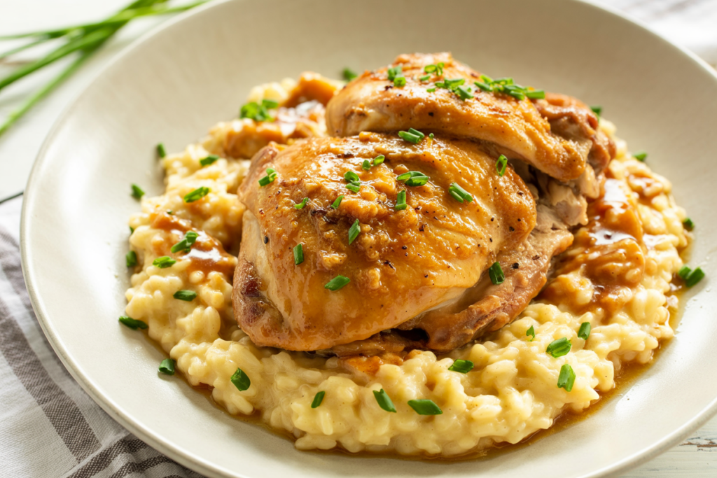 Slow Cooker Garlic Chicken – Fall-Off-the-Bone Comfort Food with Big Flavor