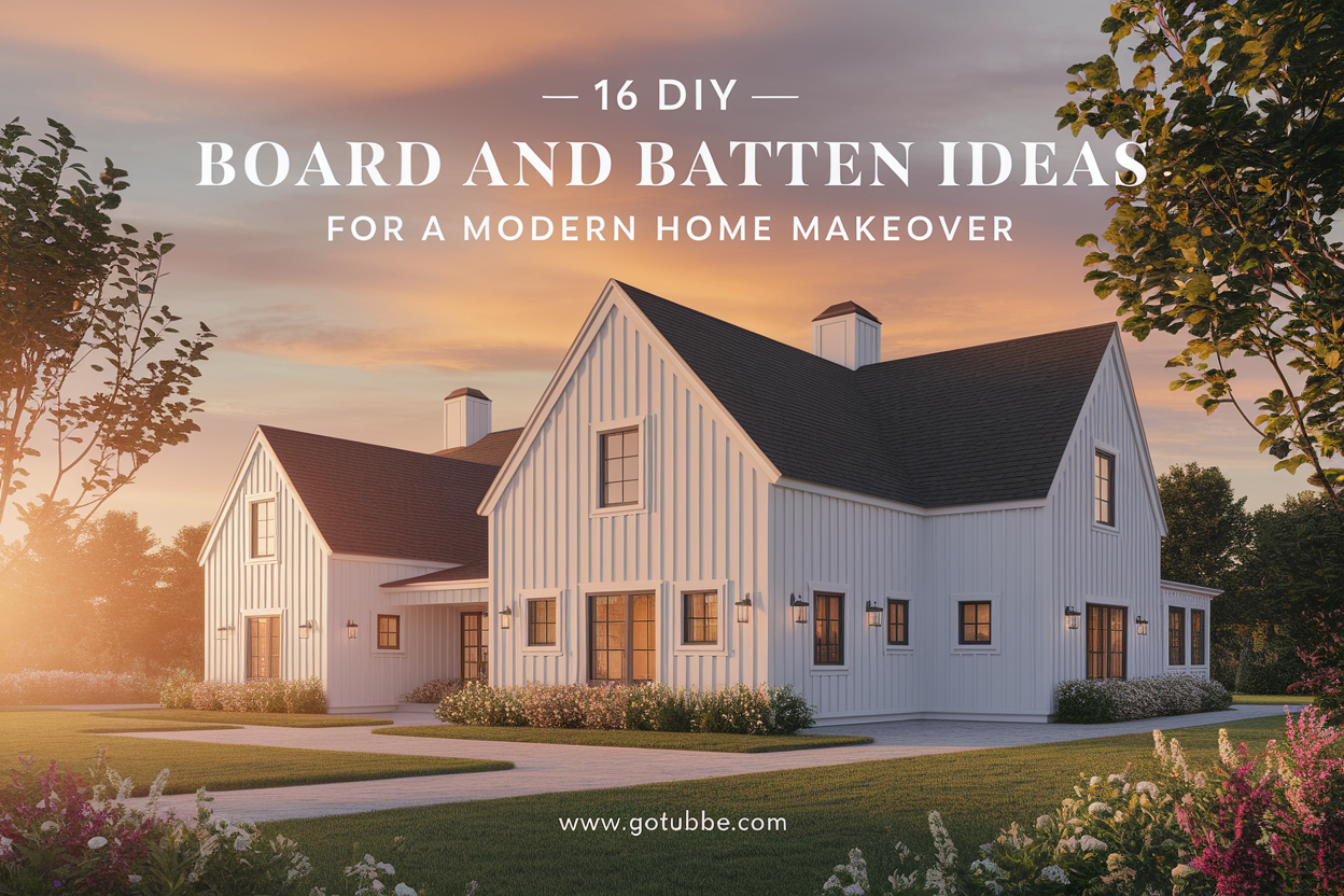 16 DIY Board and Batten Ideas for a Modern Home Makeover
