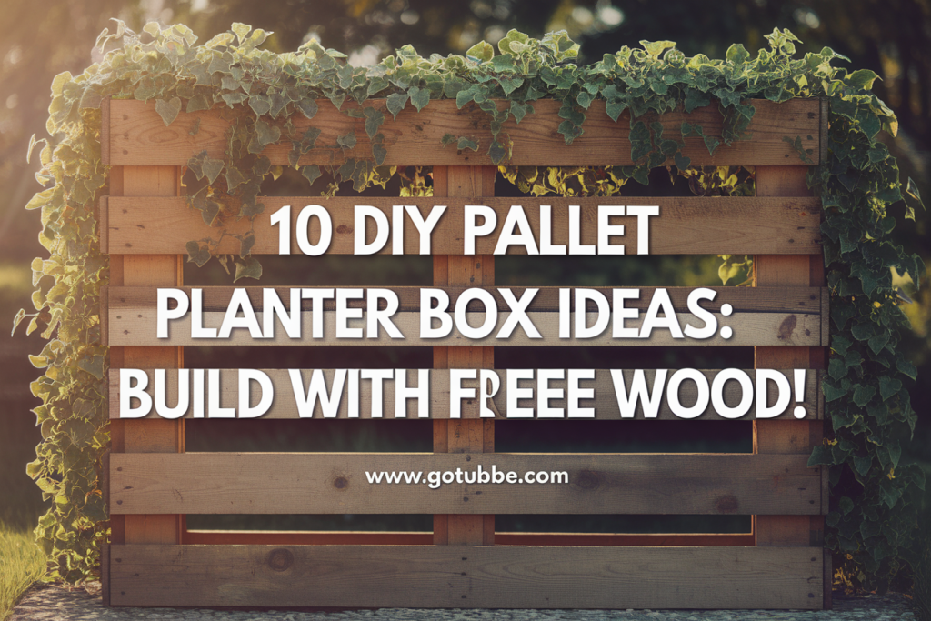 10 DIY Pallet Planter Box Ideas: Build with Free Wood!