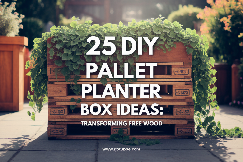 25 DIY Pallet Planter Box Ideas: Transforming Free Wood