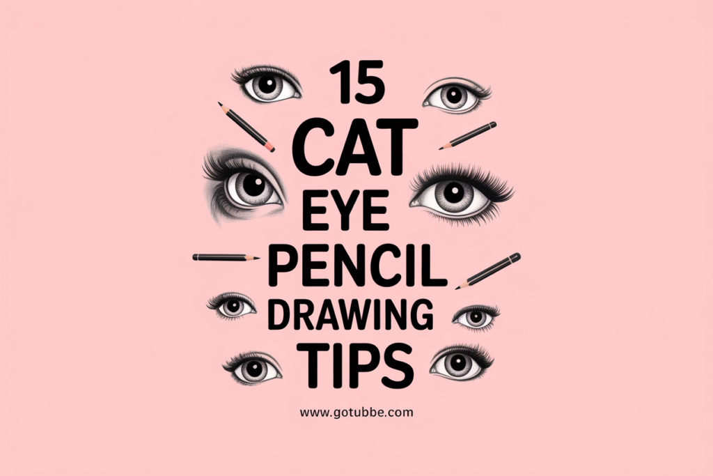 15 Cat Eye Pencil Drawing Tips