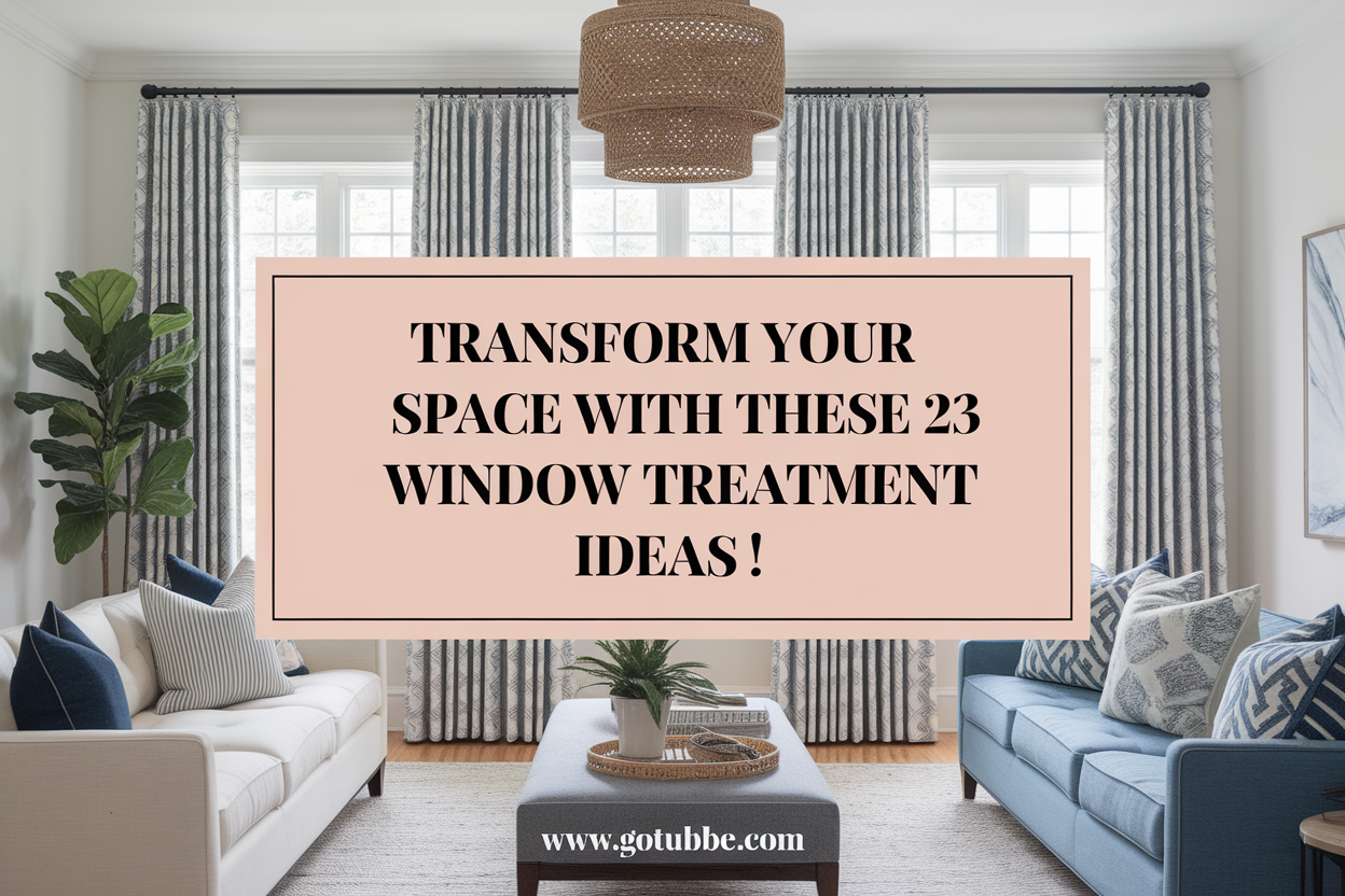 Transform Your Space with These 23 Window Treatment Ideas