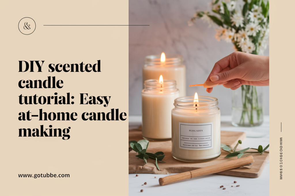 DIY Scented Candle Tutorial: Easy At-Home Candle Making