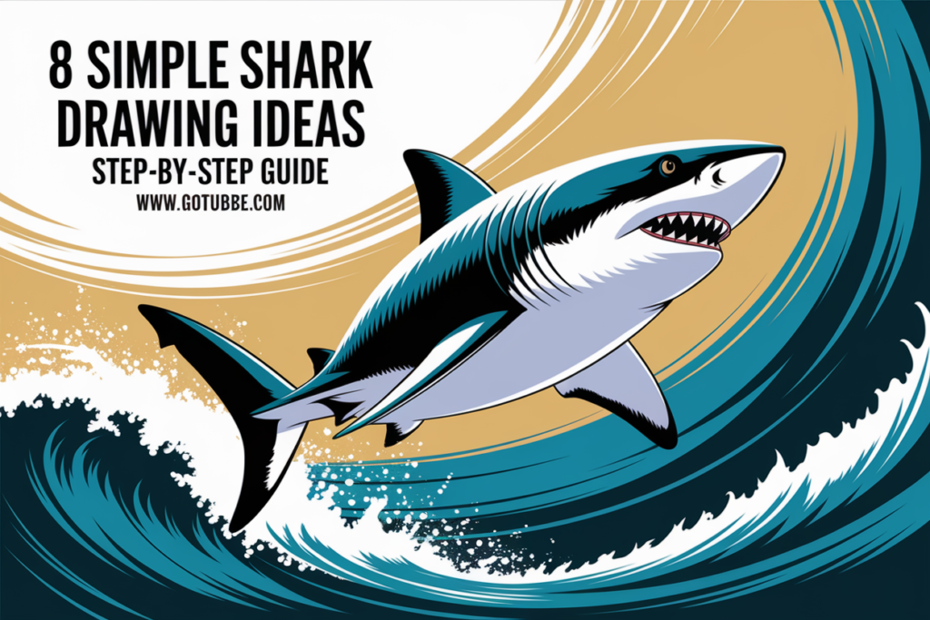 8 Simple Shark Drawing Ideas: Step-by-Step Guide