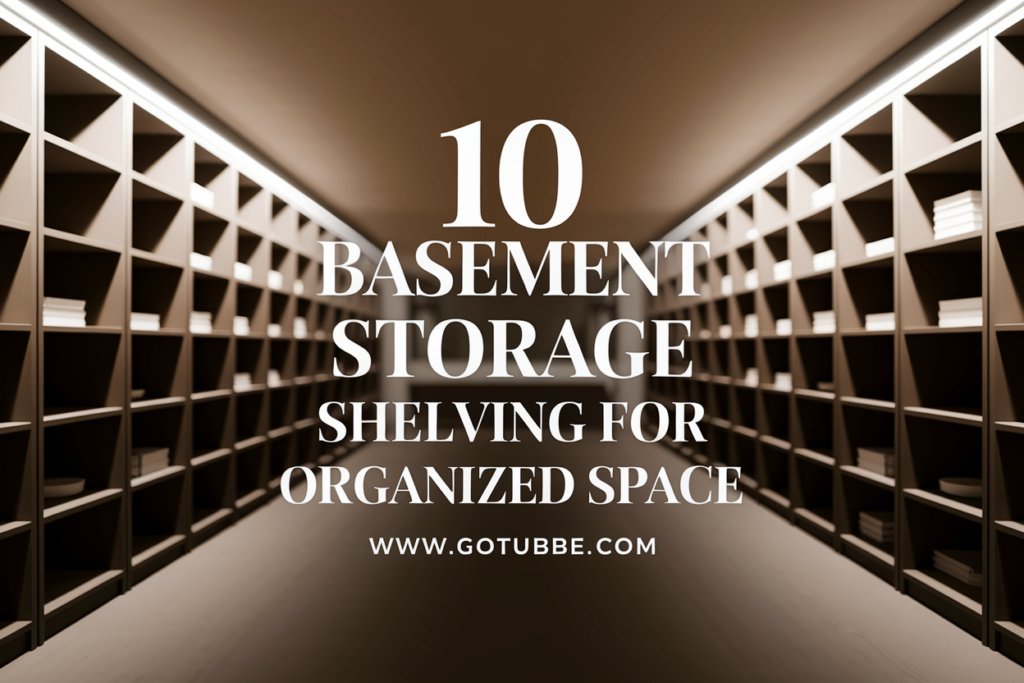 10 Basement Storage Shelving for Organized Space