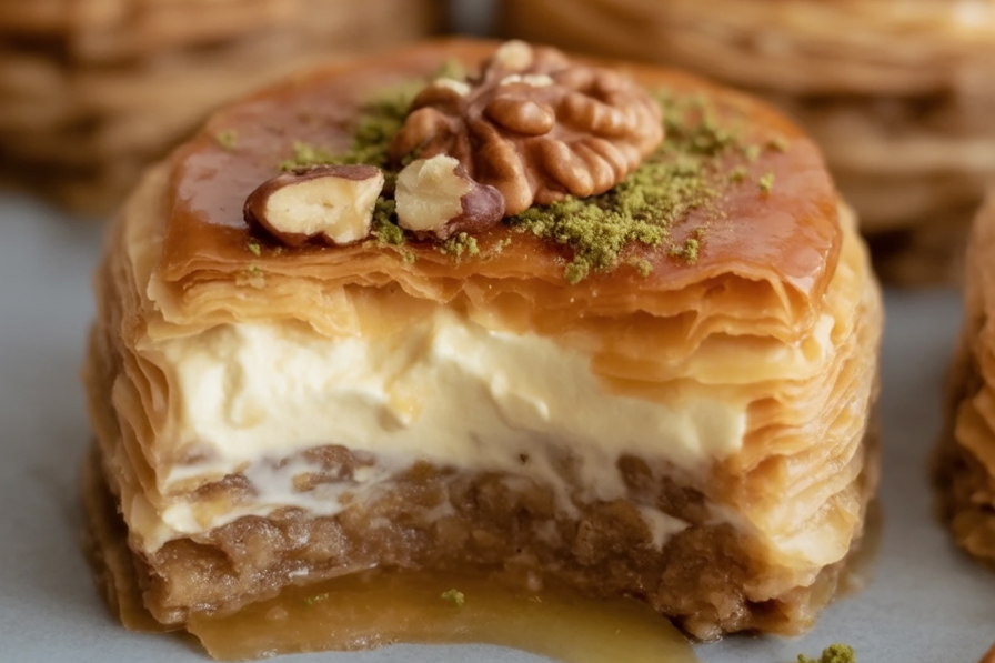 Baklava Cream Sandwich Cookies