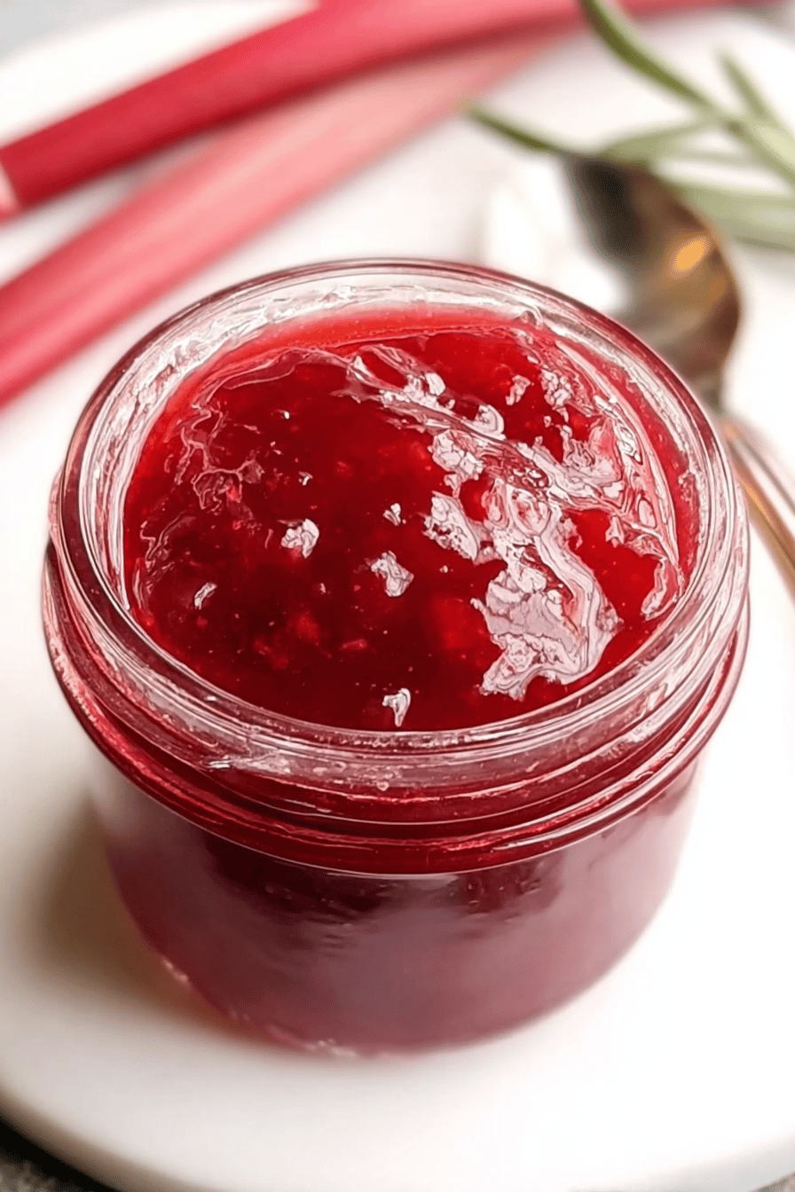 Amish Rhubarb Pineapple Jam Delight