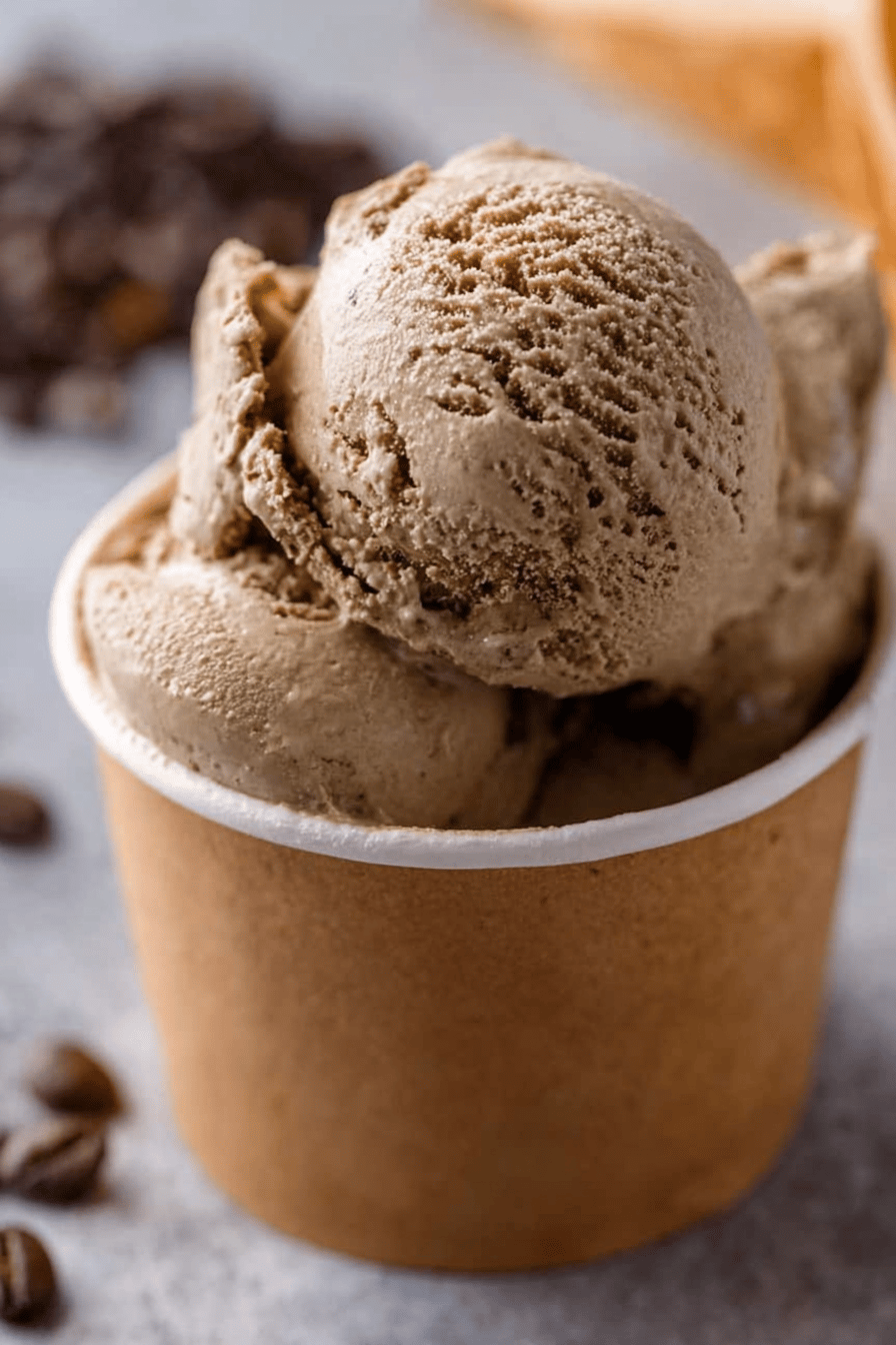 Bold Espresso Coffee Ice Cream for Summer
