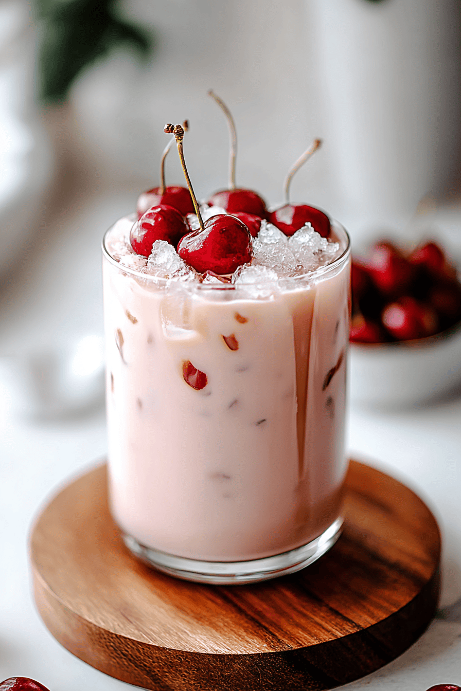 Bold Spiced Iced Cherry Chai Summer Cooler