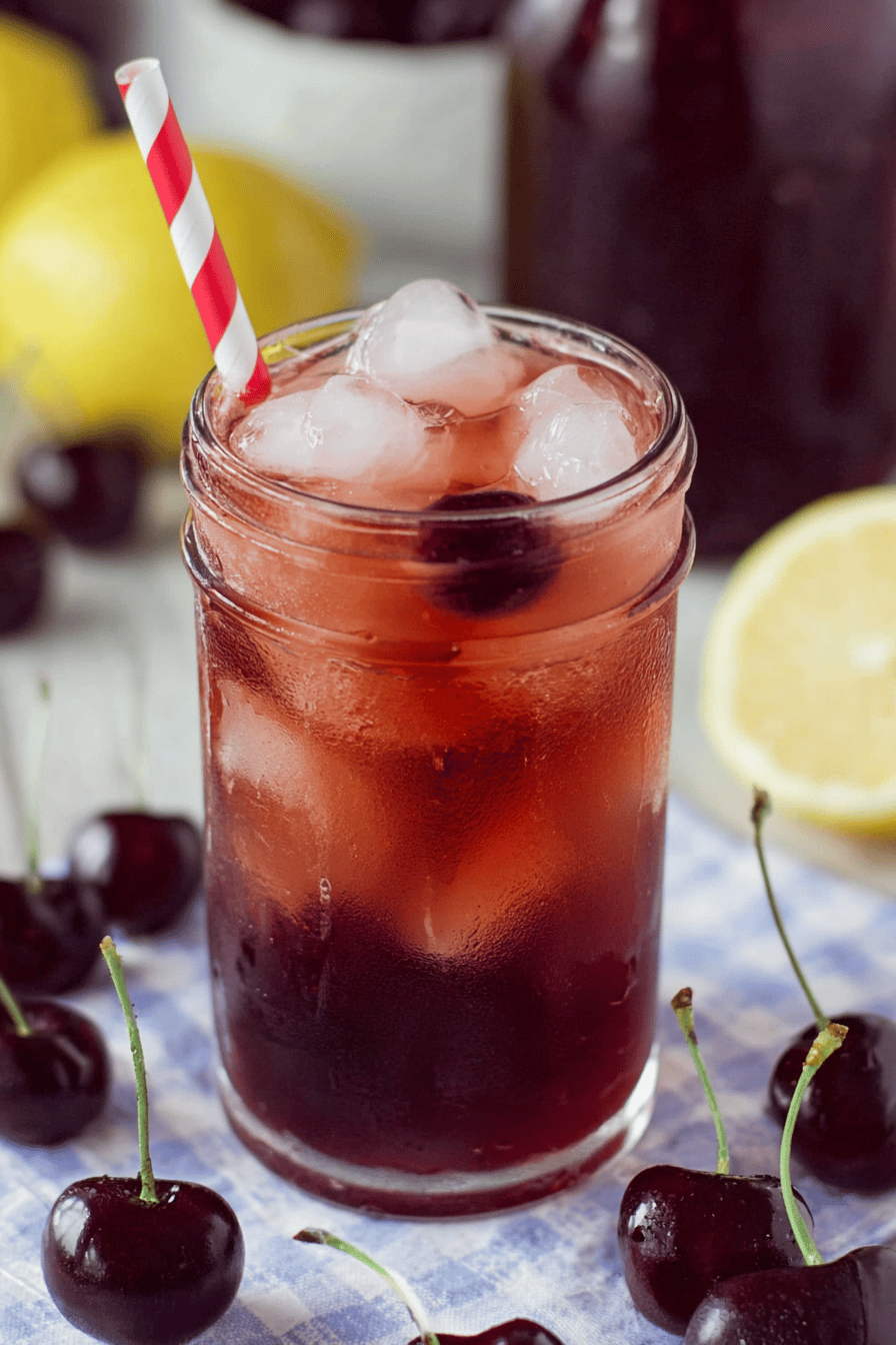 Cherry Pie Iced Tea Summer Delight
