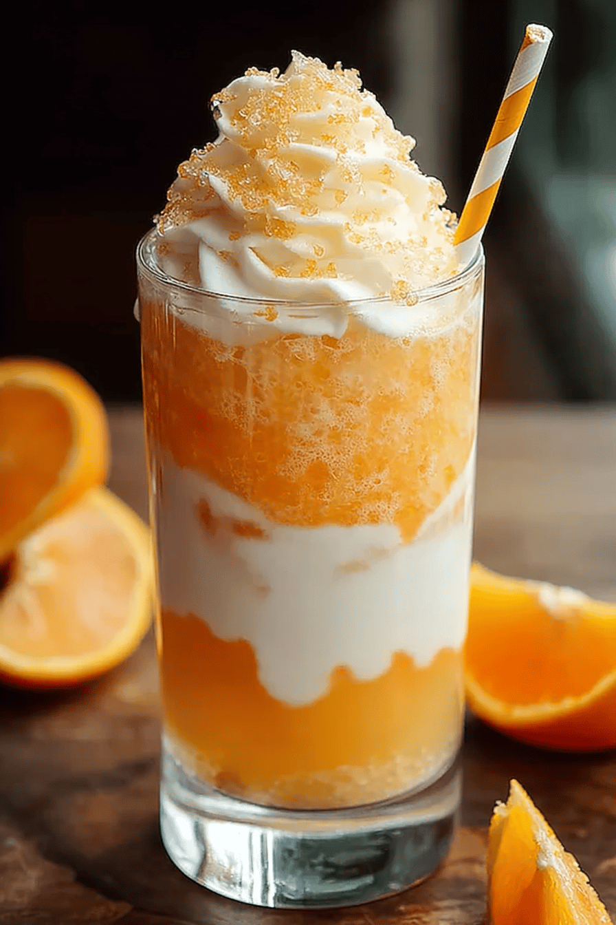 Creamsicle Vanilla Orange Soda Delight