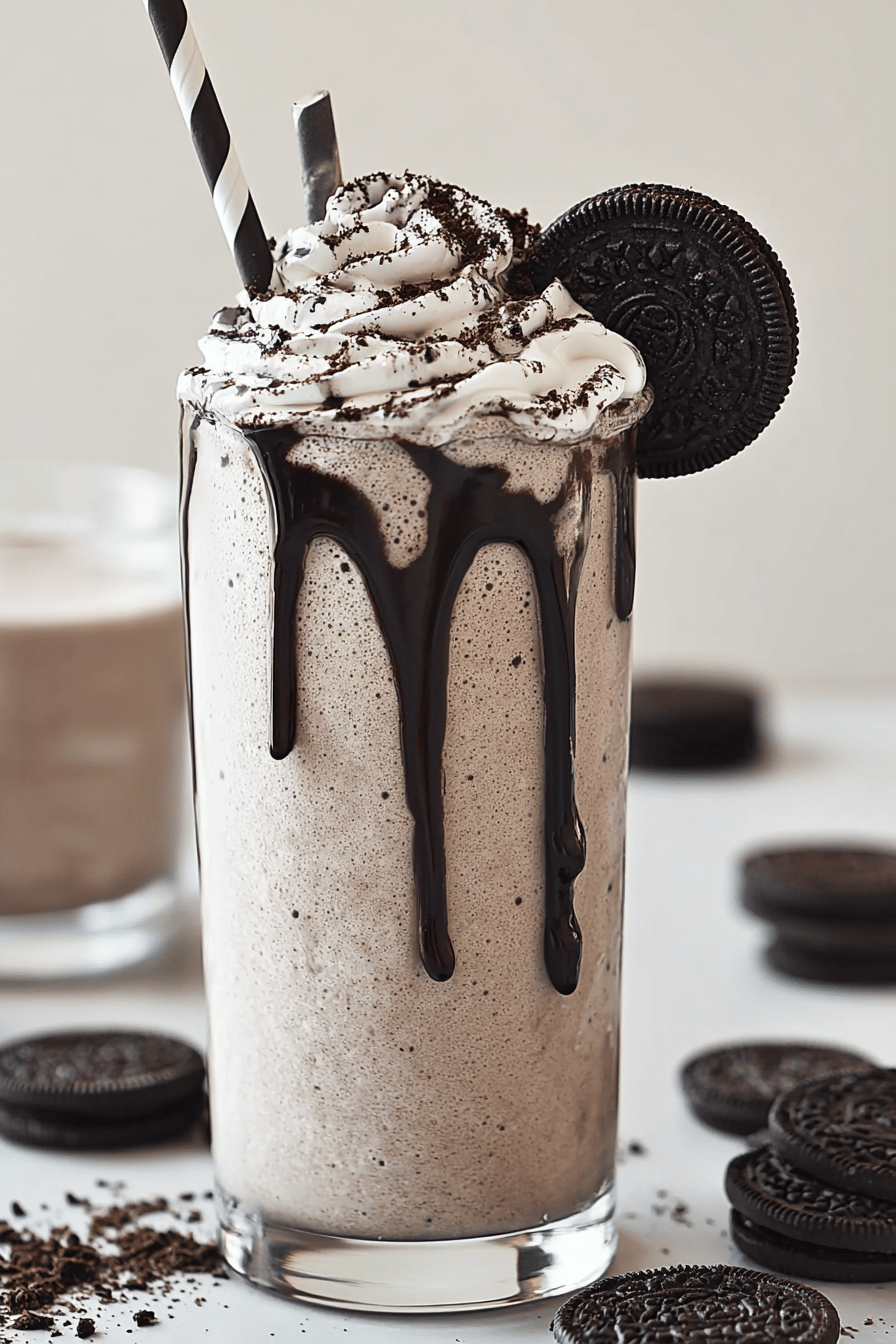 Creamy 4-Ingredient Oreo Milkshake in Minutes