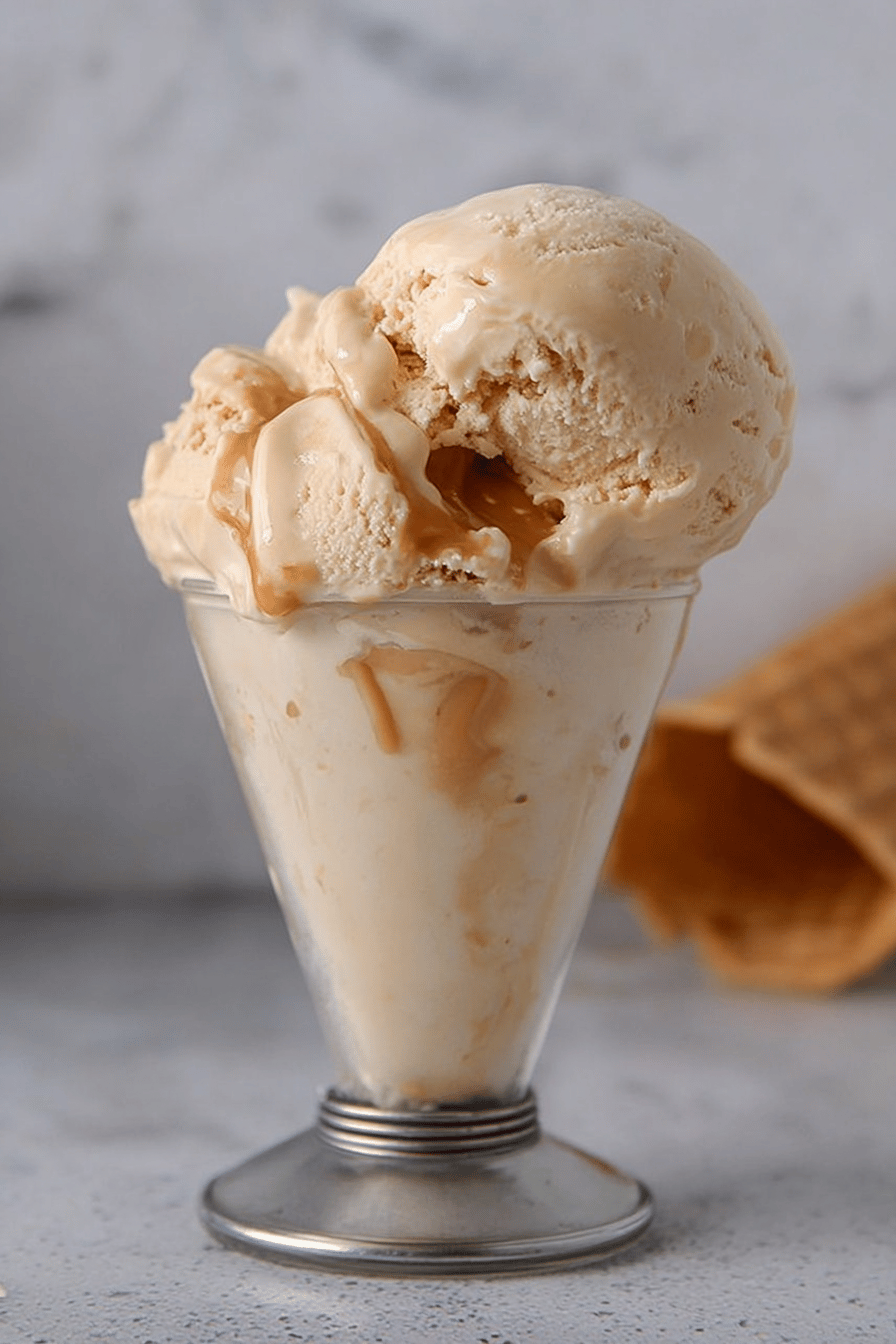 Creamy Homemade Dulce de Leche Ice Cream