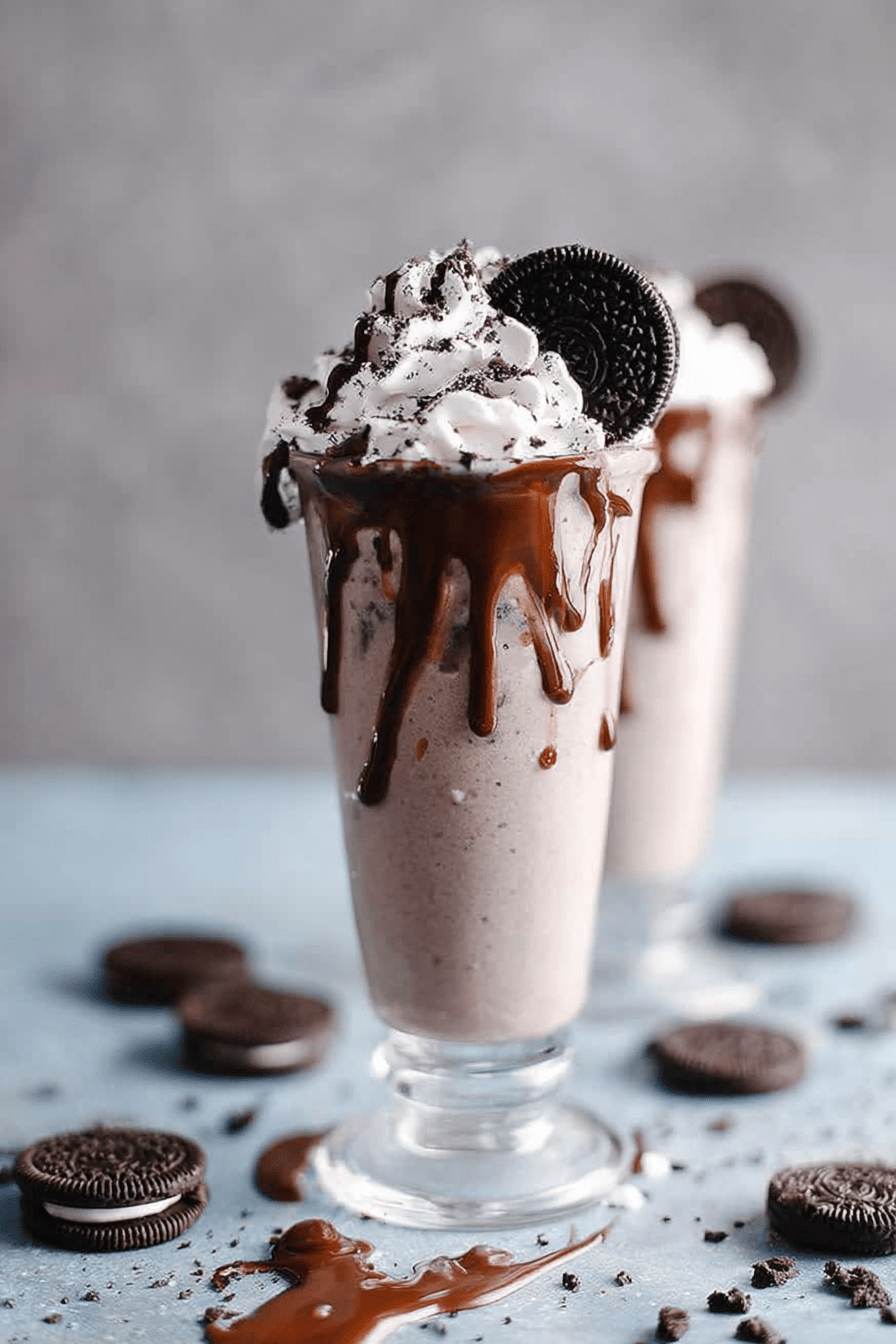 Creamy Oreo Milkshake Dessert Favorite