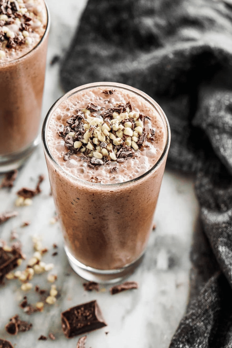 Decadent 5-Minute Chocolate Protein Shake