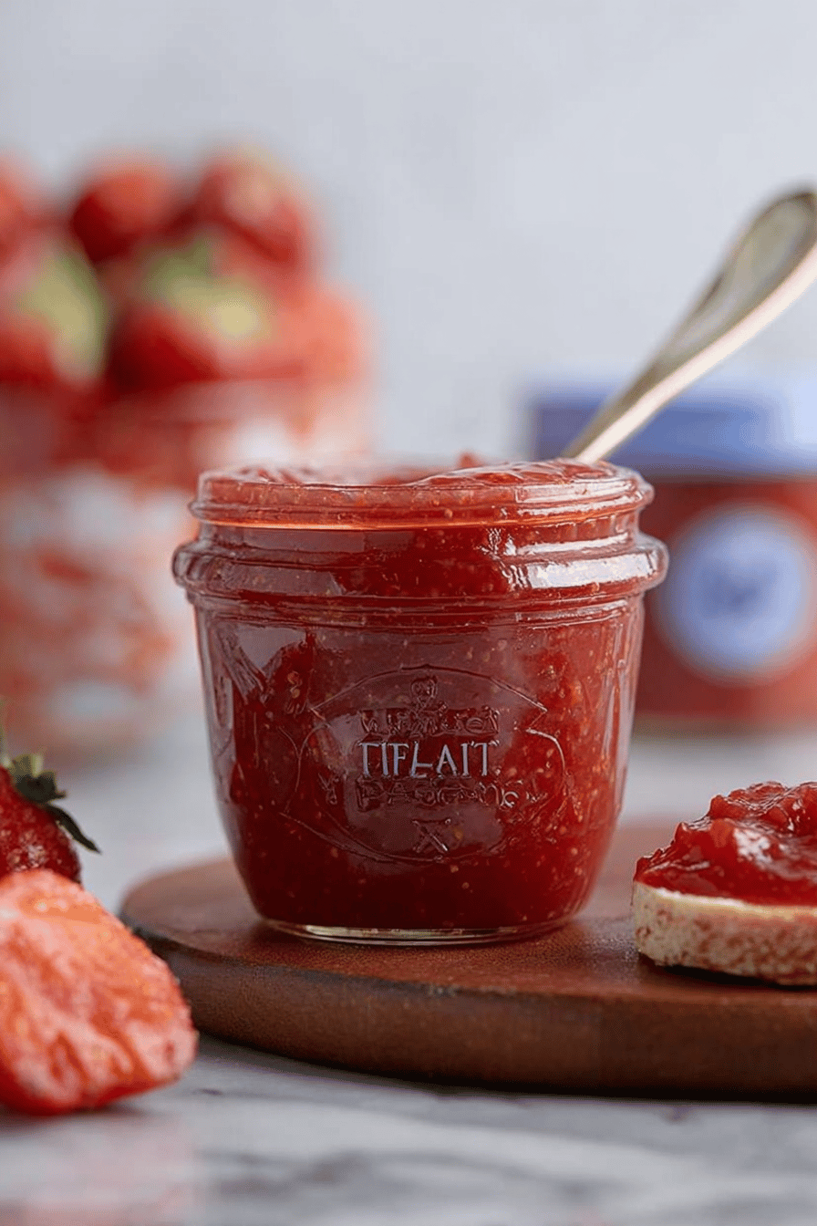 Easy Strawberry Rhubarb Jam Without Pectin