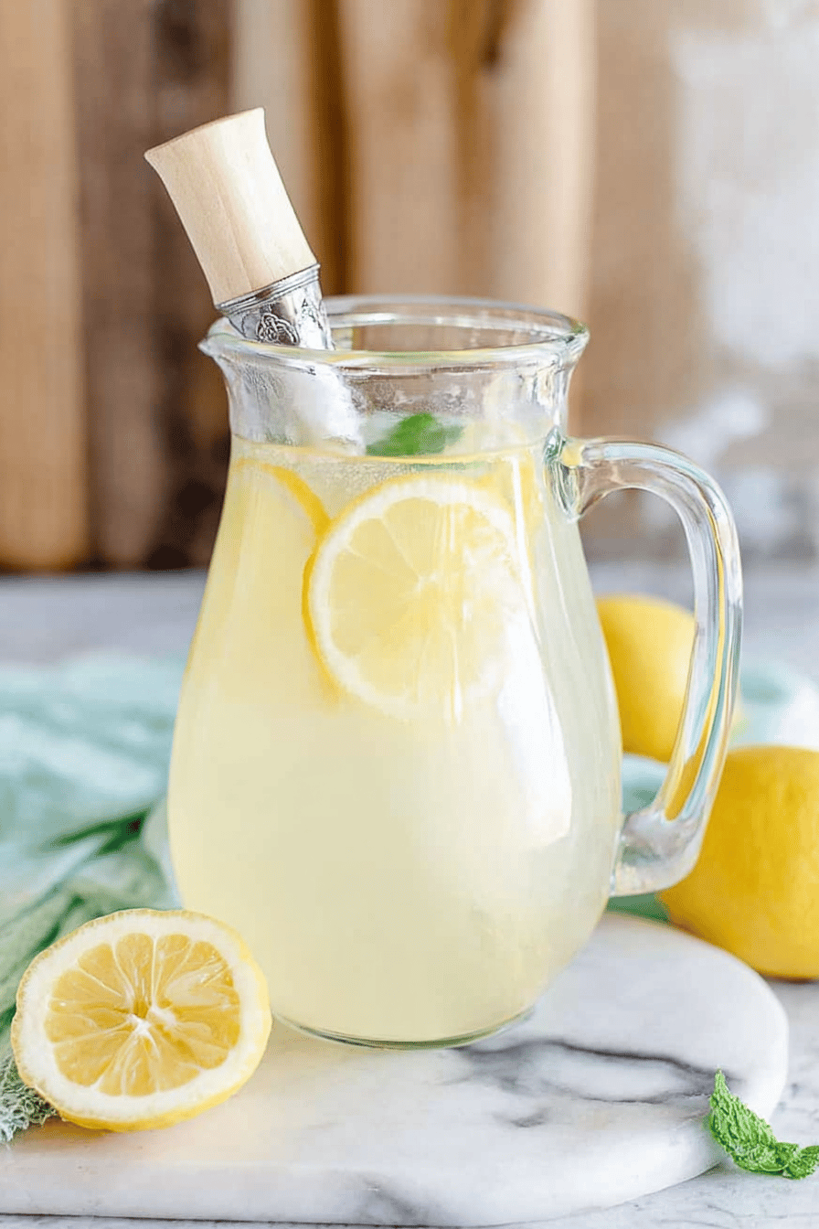 Perfectly Sweet Homemade Lemonade Recipe