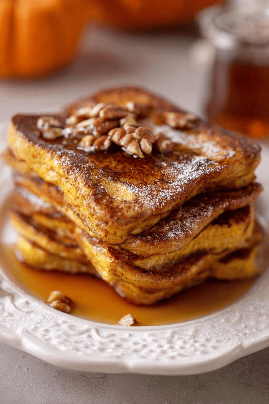 Pumpkin French Toast for a Cozy Fall Breakfast
