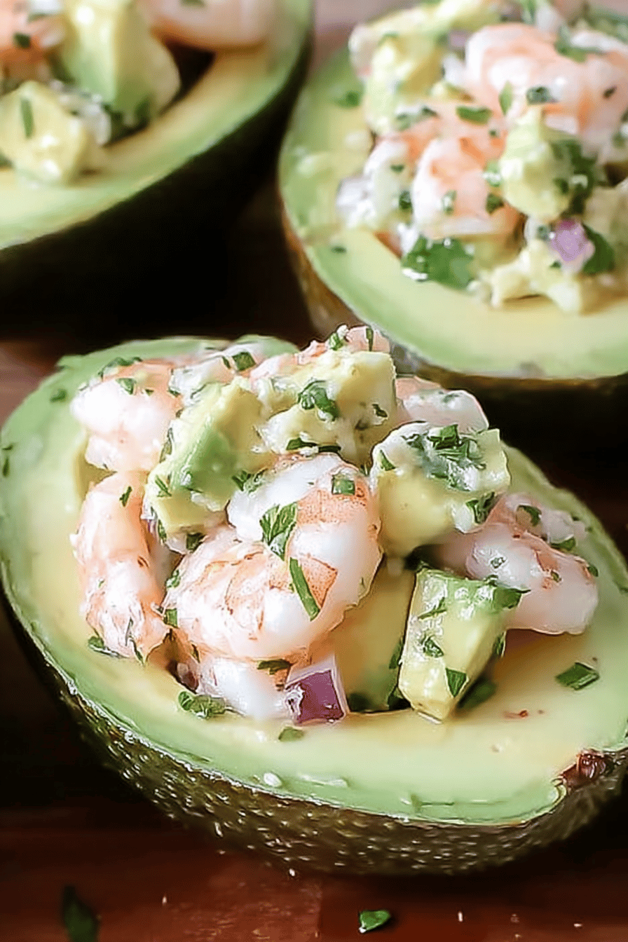Quick Shrimp Salad Avocado Boats in 23 Minutes